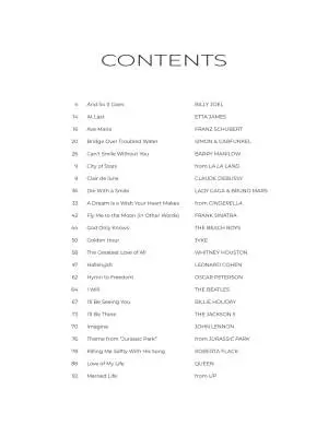 First 50 Most Beautiful Songs You Should Play on Piano - Easy Piano - Book