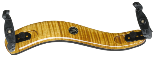 Professional Violin Shoulder Rest -  Maple - Black Hardware - 4/4 Size