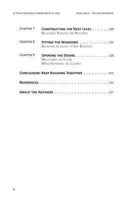 A Music Education Career Built to Last - Land/Lautzenheiser - Book