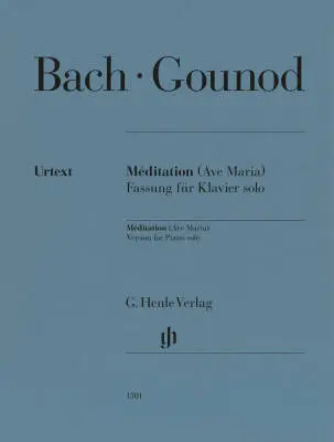 G. Henle Verlag - Meditation (Ave Maria) - Gounod/Bach - Piano - Book