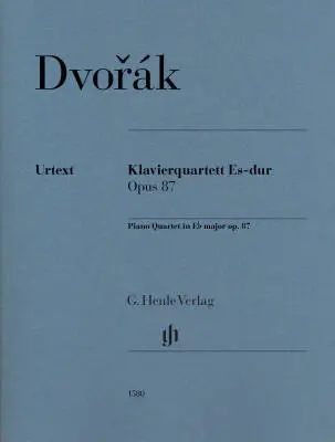G. Henle Verlag - Piano Quartet E-Flat Major, Op. 87 - Dvorak/Jost - Piano Quartet - Parts