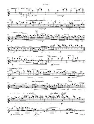 String Quartet No. 1, Op. 7 - Bartok/Somfai - Parts Set