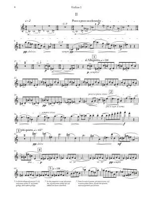 String Quartet No. 1, Op. 7 - Bartok/Somfai - Parts Set