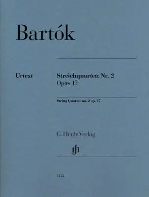 G. Henle Verlag - String Quartet No. 2, Op. 17 - Bartok/Somfai - Parts Set