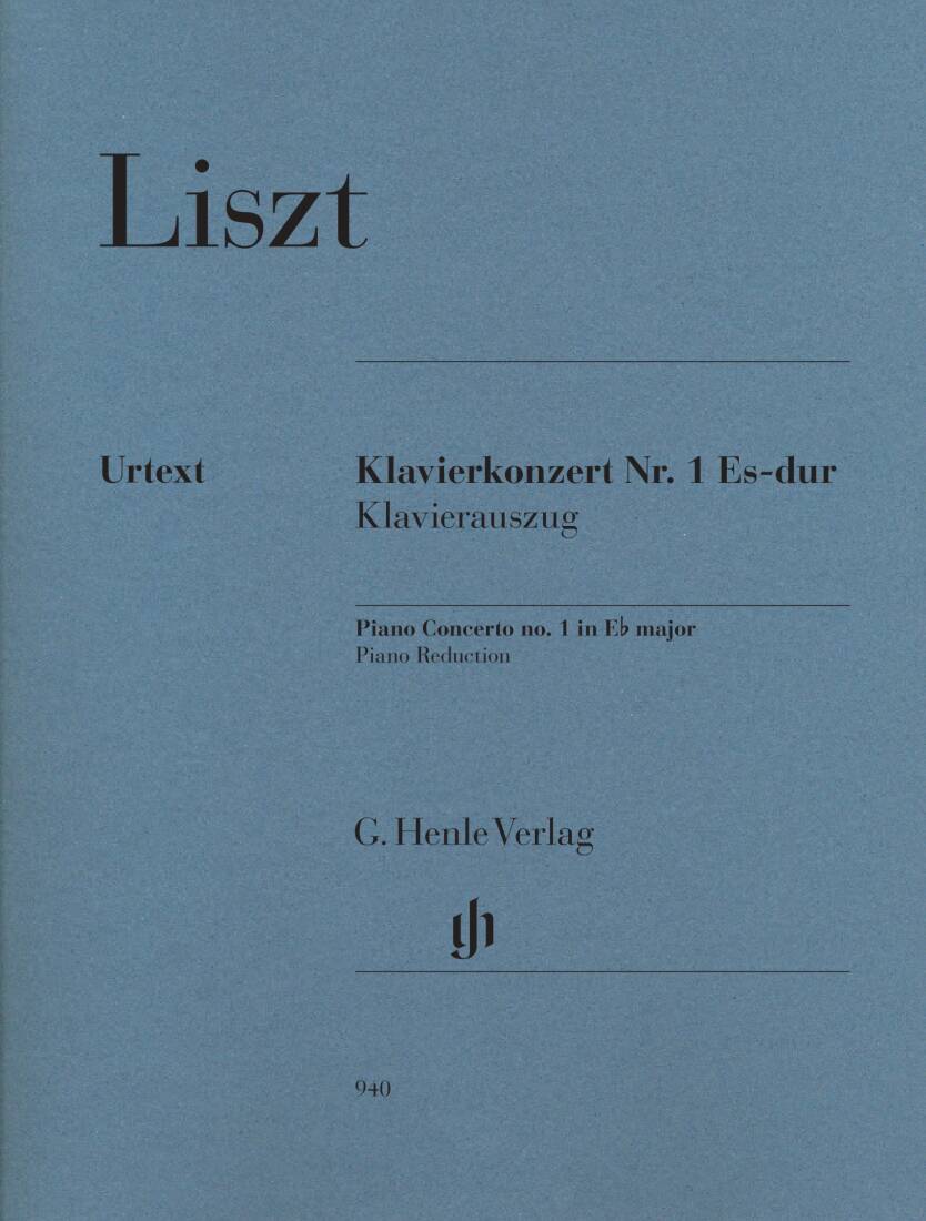 Concerto No. 1 E-Flat Major - Liszt/Rahmer - 2P4H - Book