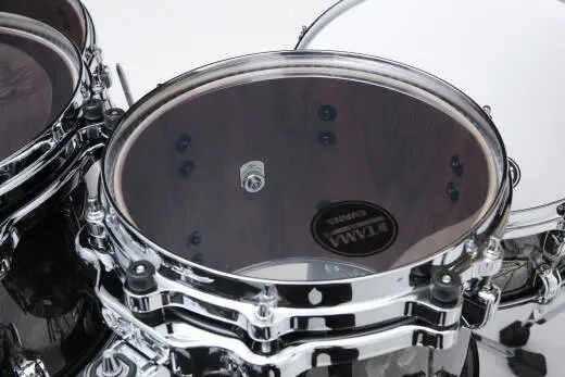 Starclassic Walnut/Birch 5-Piece Shell Pack (22,10,12,14,16) - Molten Platinum Burst