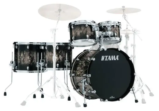 Tama - Starclassic Walnut/Birch 5-Piece Shell Pack (22,10,12,14,16) - Molten Platinum Burst