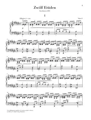 Twelve Etudes, Op. 8 - Scriabin/Rubcova - Piano - Book