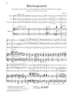 Piano Quartet in C Minor Op. 13 - Strauss/Jost - Parts Set