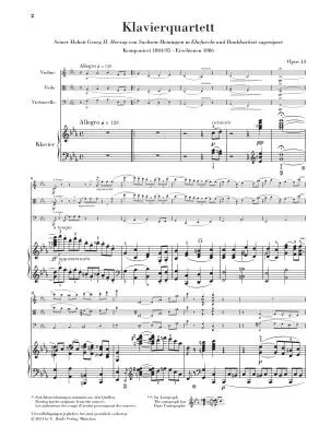 Piano Quartet in C Minor Op. 13 - Strauss/Jost - Parts Set