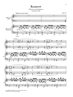 Piano Concerto No. 3, Op. 30 in D minor - Rachmaninoff/Rahmer - 2P4H - Book