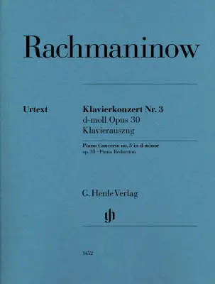 G. Henle Verlag - Piano Concerto No. 3, Op. 30 in D minor - Rachmaninoff/Rahmer - 2P4H - Book