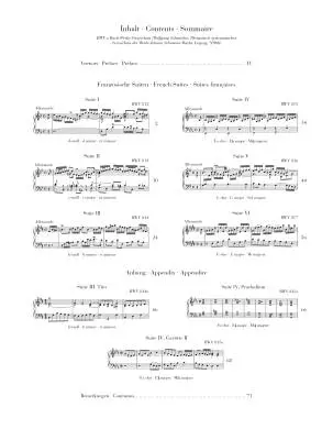 French Suites BWV 812-817 - Bach -  Piano - Hardcover