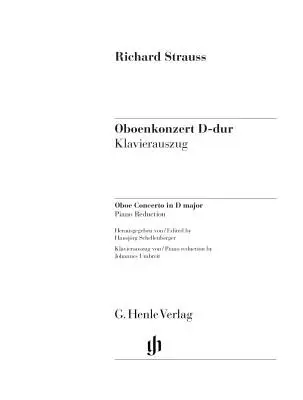 Concerto in D Major - Strauss/Schellenberger - Oboe - Sheet
