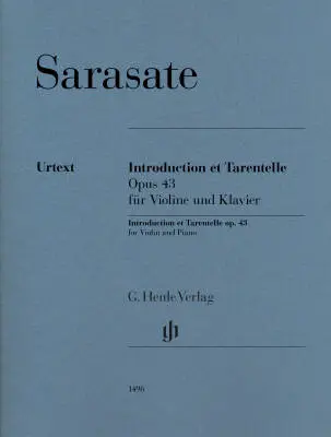 G. Henle Verlag - Introduction et Tarentelle Op. 43 - Sarasate - Violin/Piano - Book