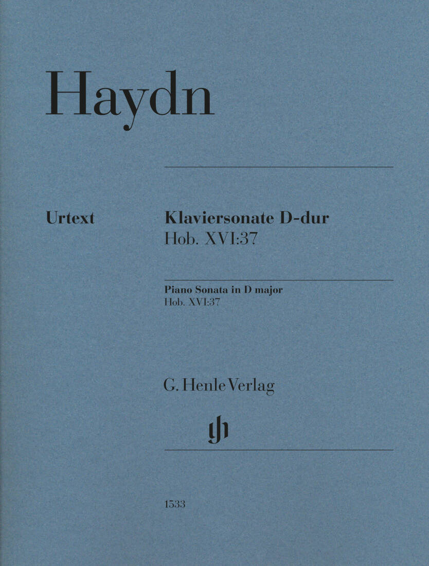 Sonata in D Major Hob XVI:37 - Haydn/Feder - Piano - Book