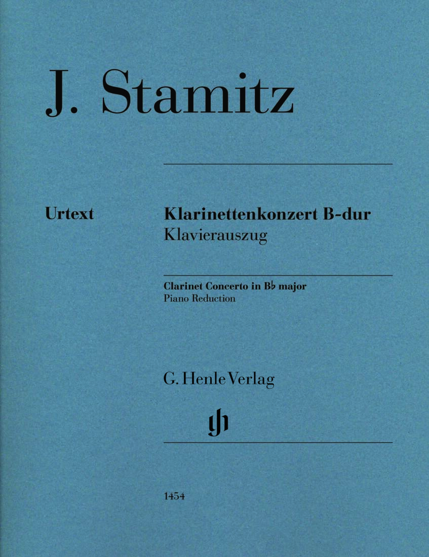 Concerto in B-Flat Major - Stamitz/Pfeffer - Clarinet/Piano - Book
