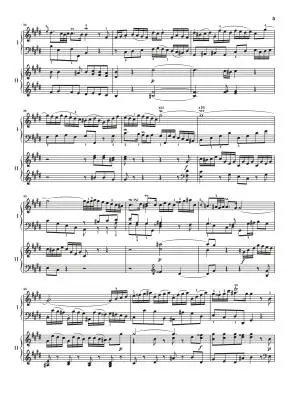 Harpsichord Concerto No. 2 in E Major BWV 1053 - Bach - 2P4H - Book