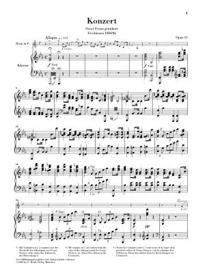 Horn Concerto No. 1 in E-Flat Major, Op. 11 - Strauss/Damm - Horn - Book