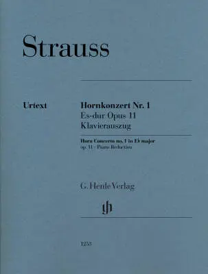 G. Henle Verlag - Horn Concerto No. 1 in E-Flat Major, Op. 11 - Strauss/Damm - Horn - Book