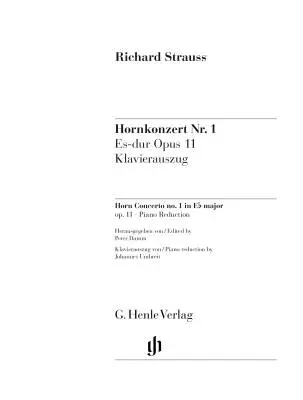 Horn Concerto No. 1 in E-Flat Major, Op. 11 - Strauss/Damm - Horn - Book
