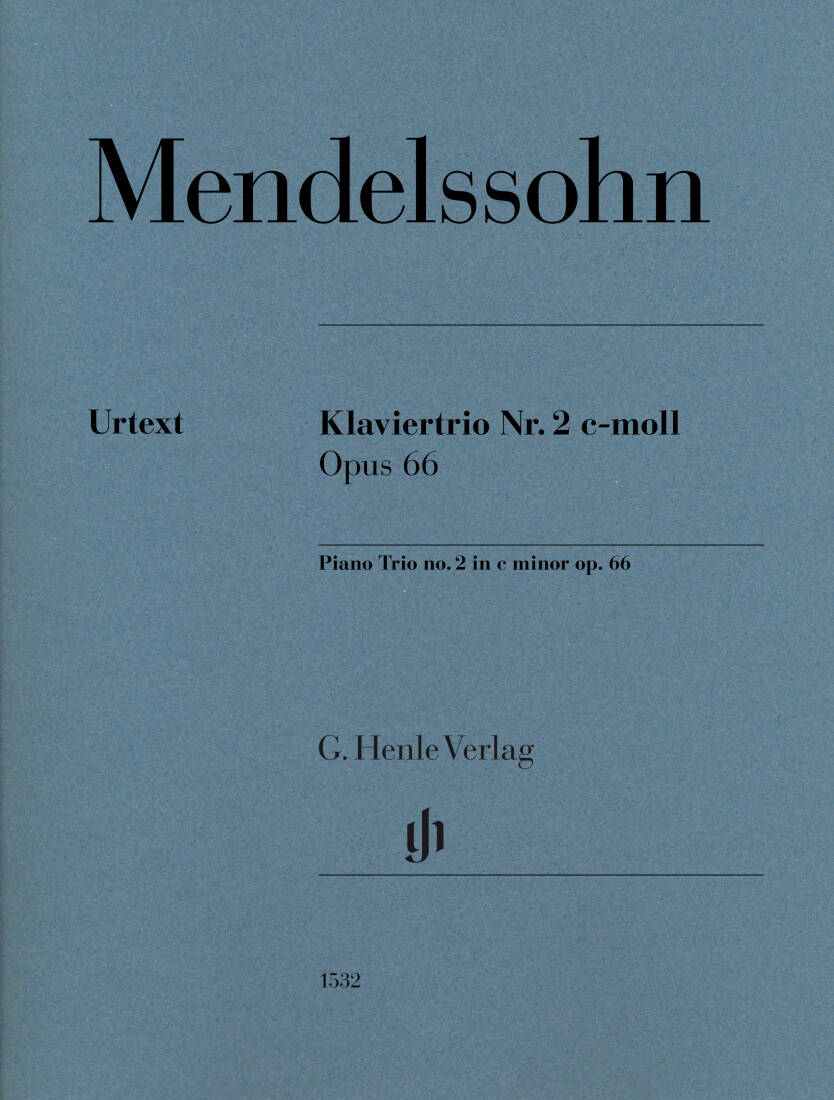 Piano Trio No. 2 in C Minor, Op. 66 - Mendelssohn - Parts