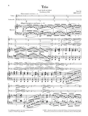 Piano Trio No. 2 in C Minor, Op. 66 - Mendelssohn - Parts