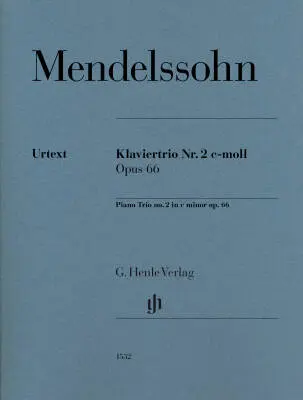 G. Henle Verlag - Piano Trio No. 2 in C Minor, Op. 66 - Mendelssohn - Parts