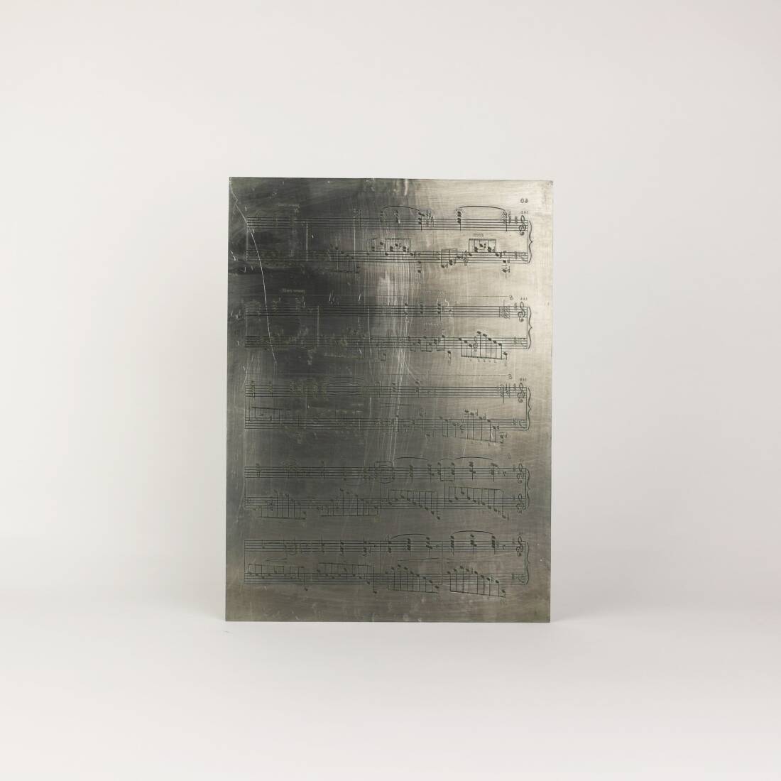 Beethoven Music Engraving Plate