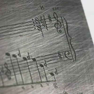 Beethoven Music Engraving Plate
