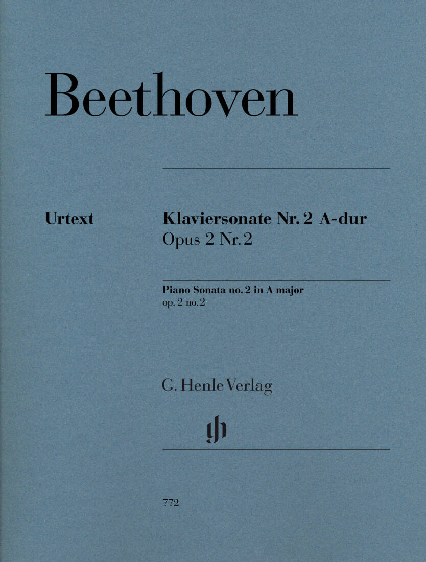Sonata No. 2 in A Major, Op. 2 - Beethoven - Piano - Sheet