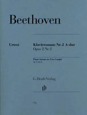 G. Henle Verlag - Sonata No. 2 in A Major, Op. 2 - Beethoven - Piano - Sheet