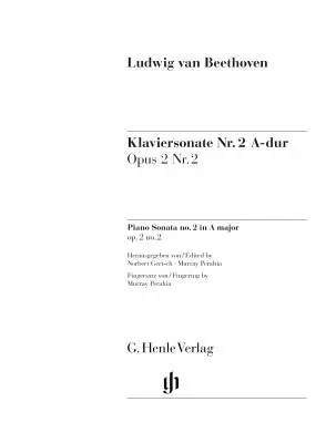 Sonata No. 2 in A Major, Op. 2 - Beethoven - Piano - Sheet