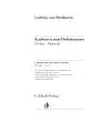 Cadenzas to Violin Concerto Op. 61 - Beethoven/Schneiderhan - Violin/Piano - Book