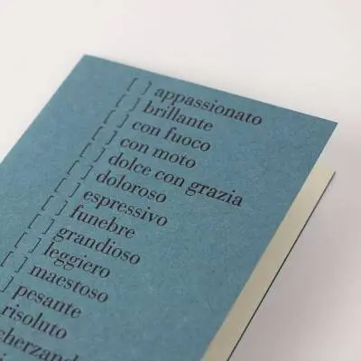 Henle Greeting Card: Musical Terms