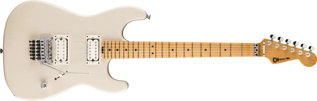 American Neo-Classic San Dimas Style 1 SD1 HH FR, Maple Fingerboard - Ivory Blitz
