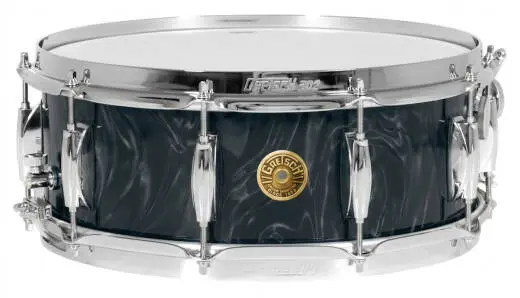 Gretsch Drums - Broadkaster 5x14 Snare Drum - Black Satin Flame