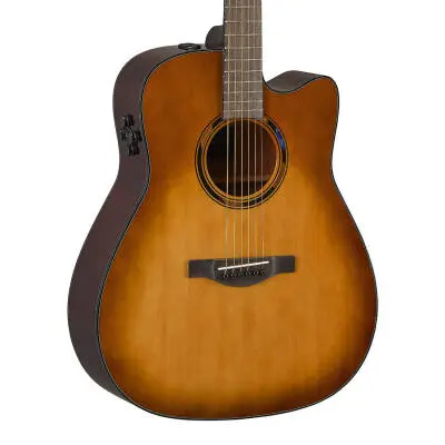 TransAcoustic Dreadnought Cutaway Acoustic/Electric Guitar with Gigbag - Sand Burst