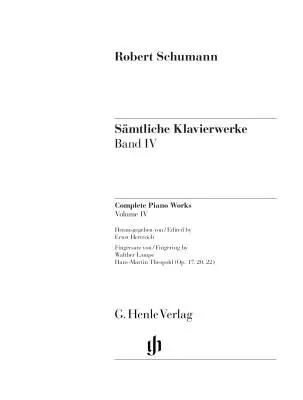 Complete Piano Works, Volume 4 - Schumann - Book - Hardcover