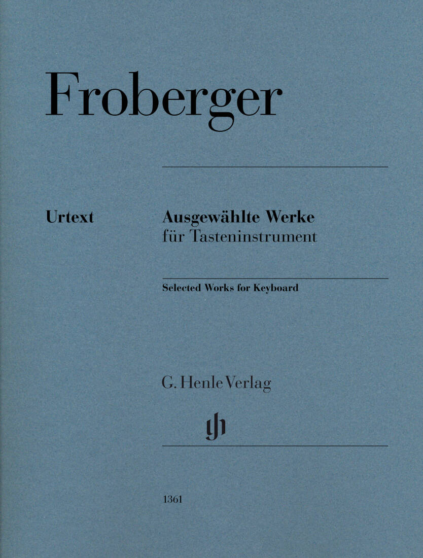 Selected Works for Keyboard - Froberger - Piano - Book