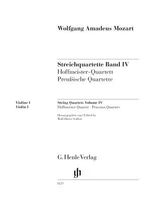 String Quartets, Volume 4 - Mozart - Parts Set