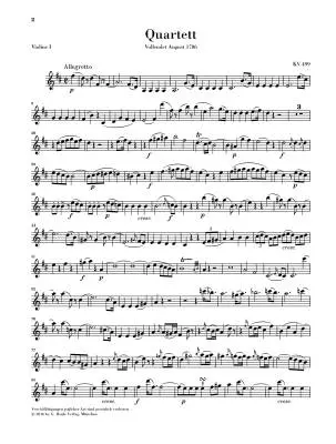 String Quartets, Volume 4 - Mozart - Parts Set