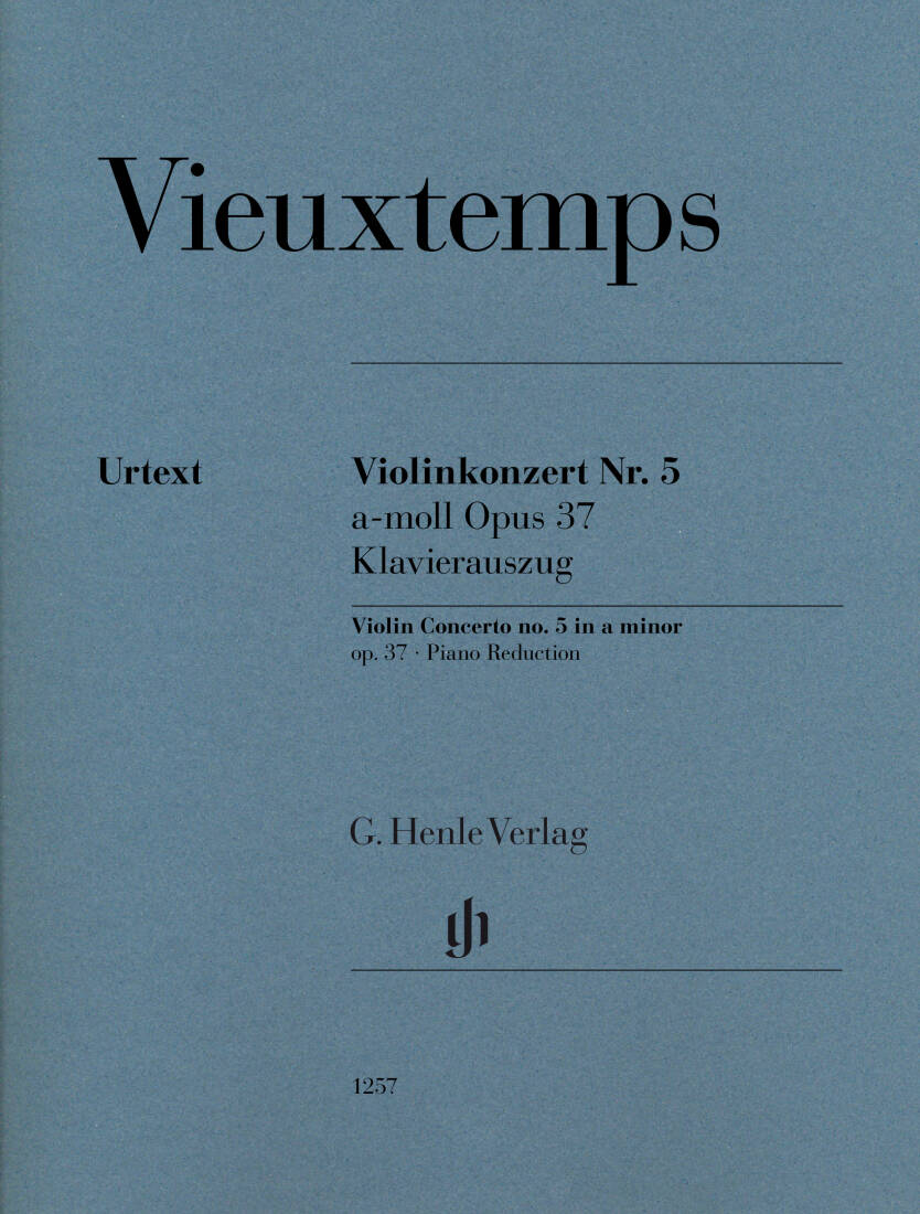 Concerto No. 5 in A minor, Op. 37 - Vieuxtemps/Iwazumi - Violin/Piano - Book