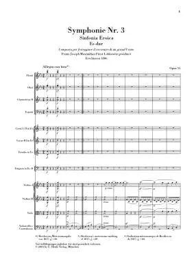 Symphony No. 3 in E-flat Major Op. 55 - Beethoven - Study Score