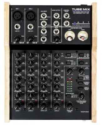 TubeMix 5-Channel Recording Mixer with USB and Assignable 12AX7 Tube