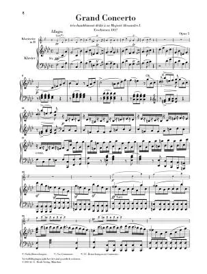 Concerto in F Minor, Op. 5 - Crusell - Clarinet/Piano - Book