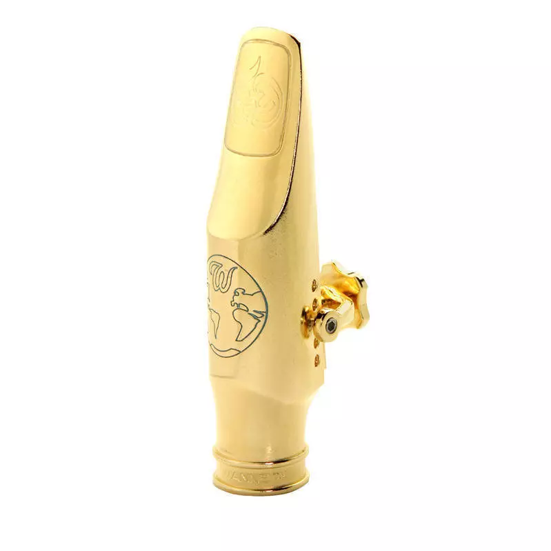 Gaia Tenor Sax Mouthpiece - Metal, Gold Plated, 8