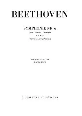 Symphony No. 6 in F Major, Op. 68 - Beethoven - Study Score