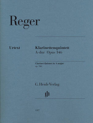 G. Henle Verlag - Clarinet Quintet in A Major Op. 146 - Reger/Kube - Parts Set