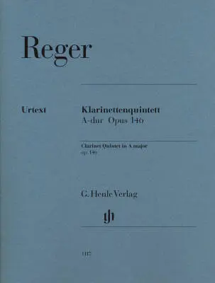 G. Henle Verlag - Clarinet Quintet in A Major Op. 146 - Reger/Kube - Parts Set